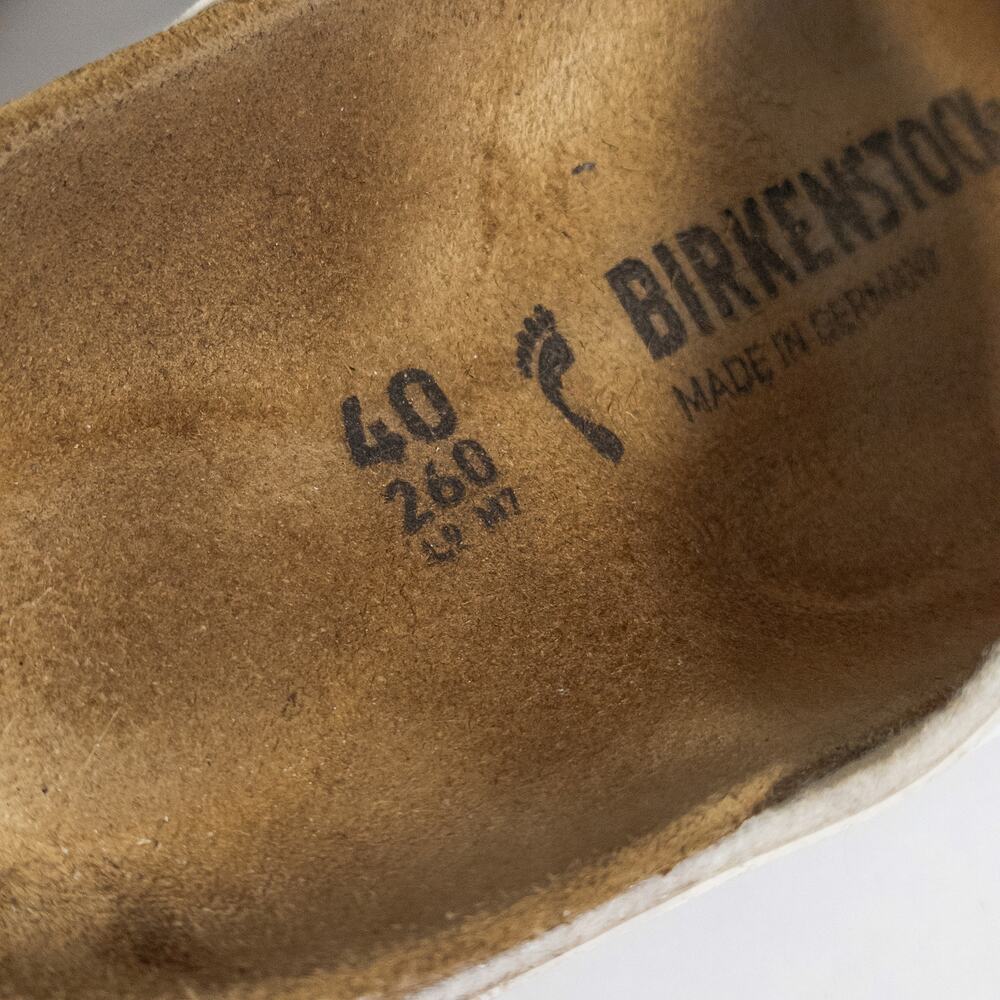 Birkenstock Arizona Sandals Size 40 (US 9)White Minimalist Normcore Comfort - Picture 7 of 7